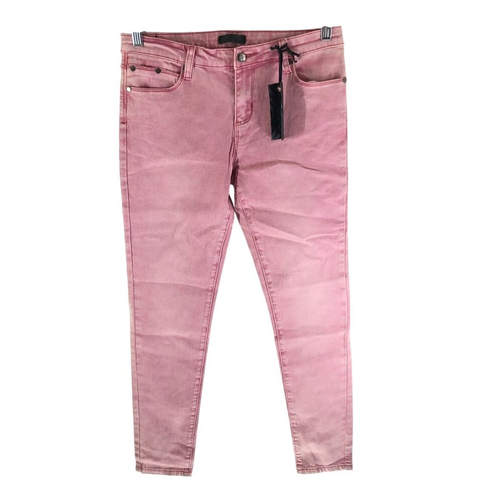 This City Womens Pink Skinny Jeans Size 27